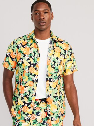 Everyday Short-Sleeve Shirt for Men | Old Navy (US)