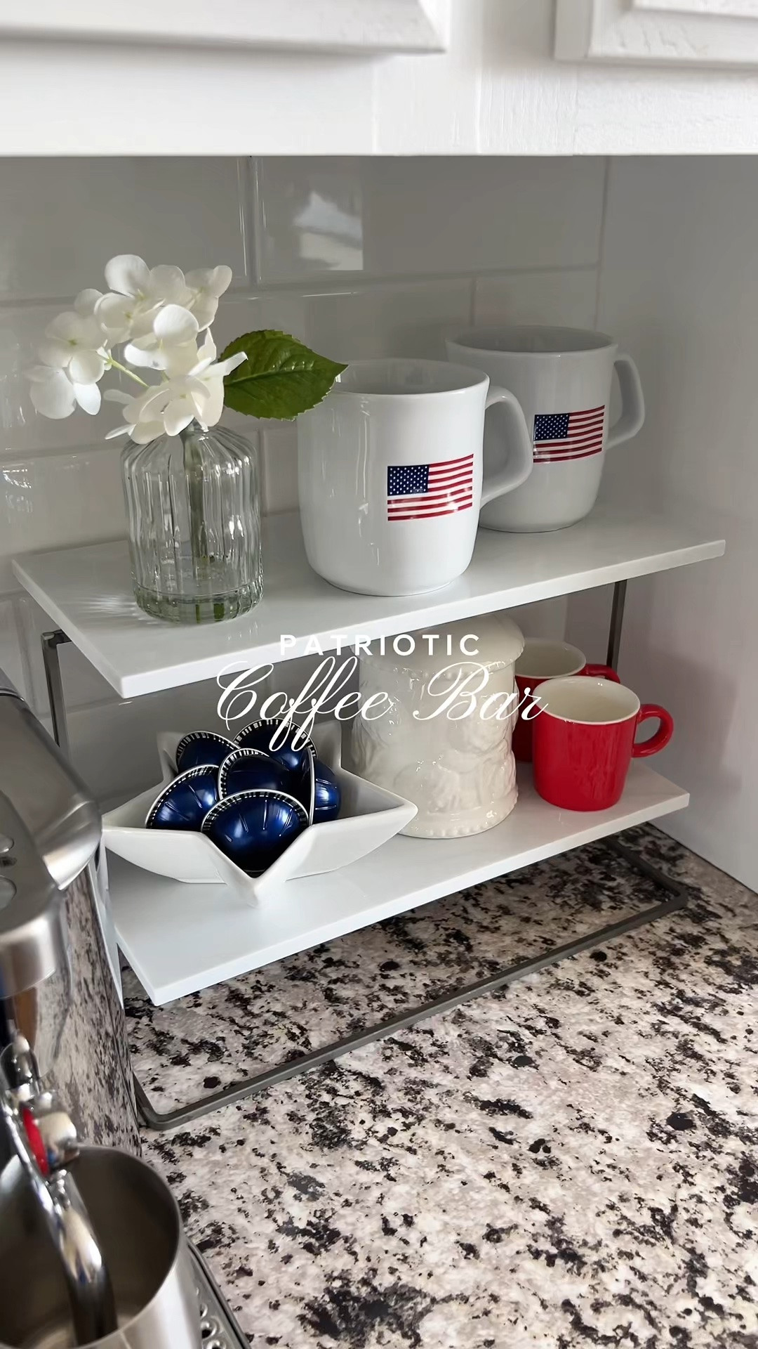 Patriotic coffee bar decor 🇺🇸☕️

#LTKSeasonal #LTKHome