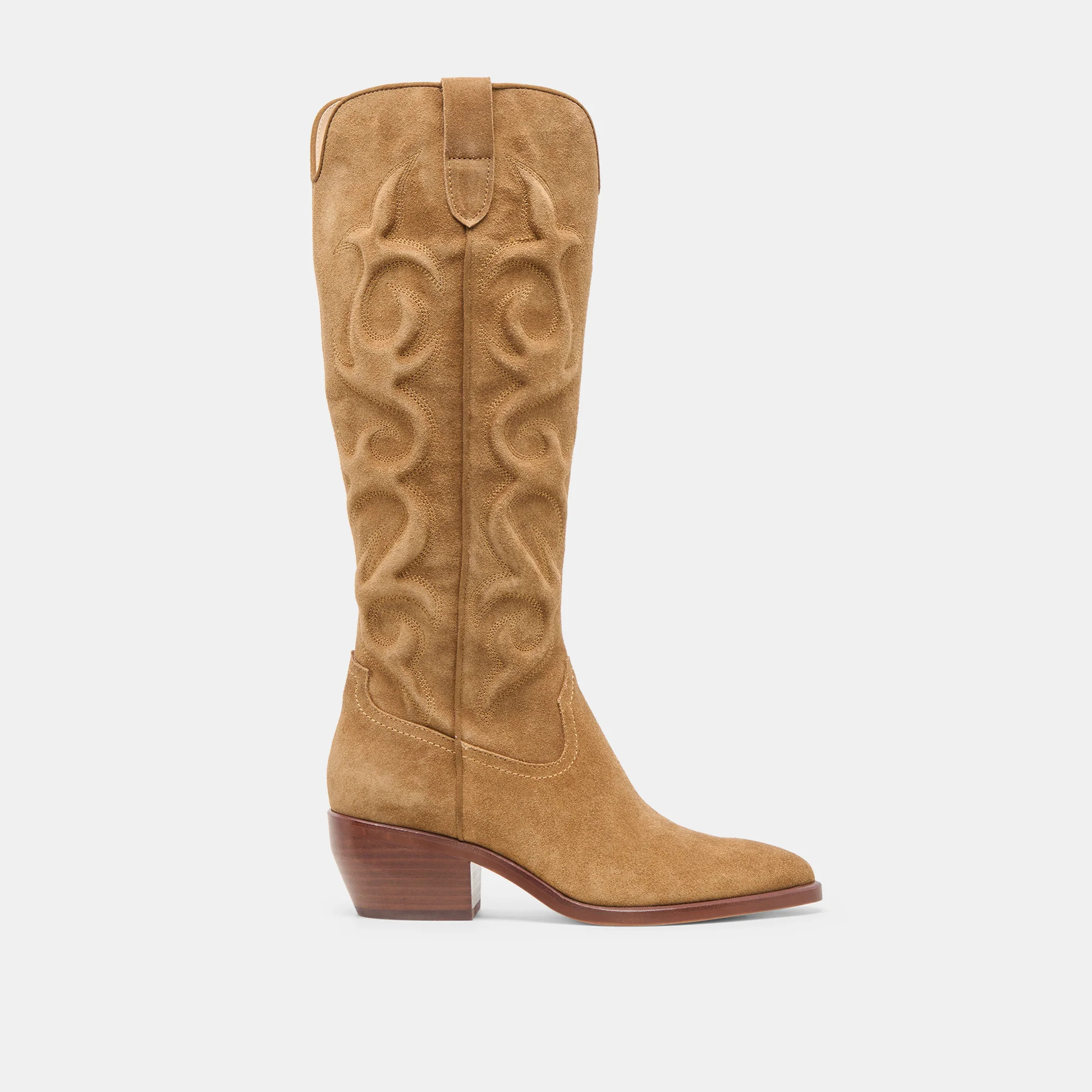 Mirla Lt Brown Suede Boots | Dolce Vita | DolceVita.com