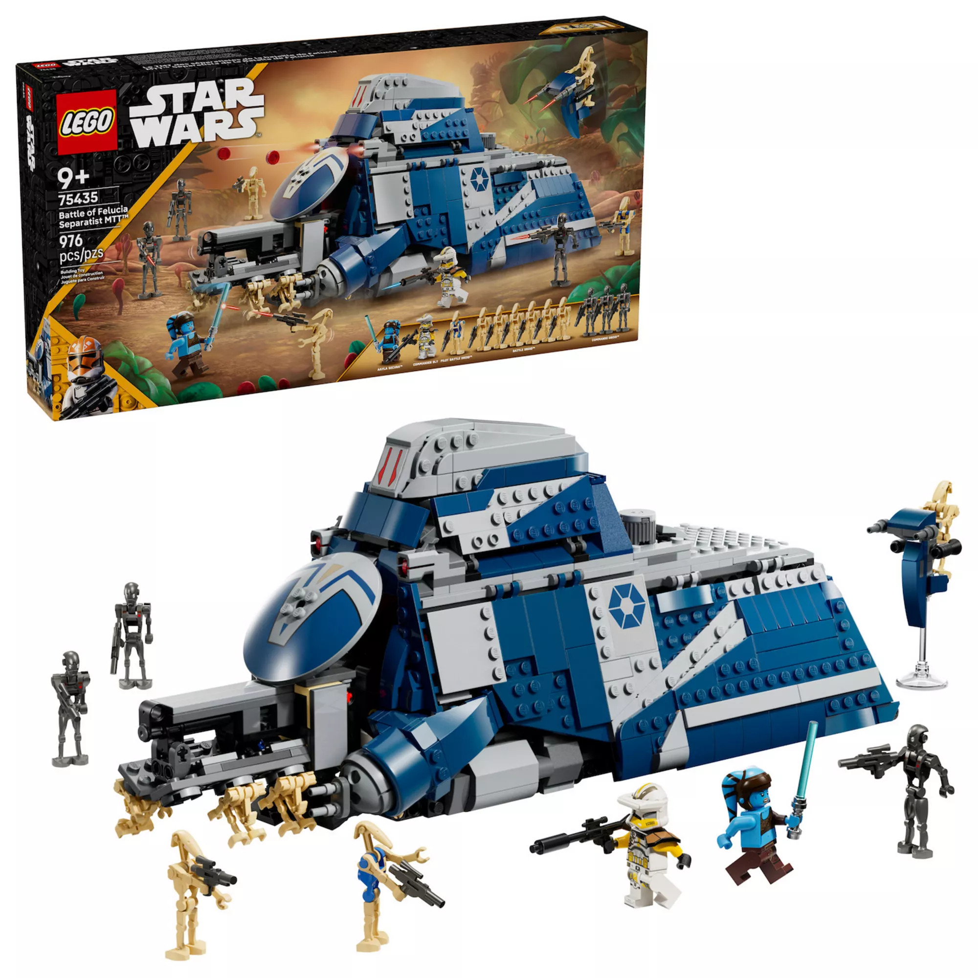 LEGO Star Wars The Clone Wars Battle of Felucia Separatist MTT 75435 Building Kit (976 Pieces) | Kohl's