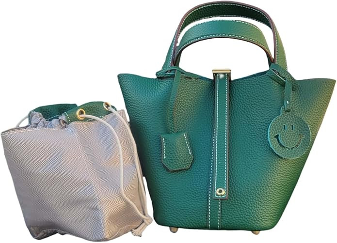 Genuine Leather-Handbags-Elegant & Fashionable-Portable,fashion-Women Bag-Lightweight for Work & ... | Amazon (US)