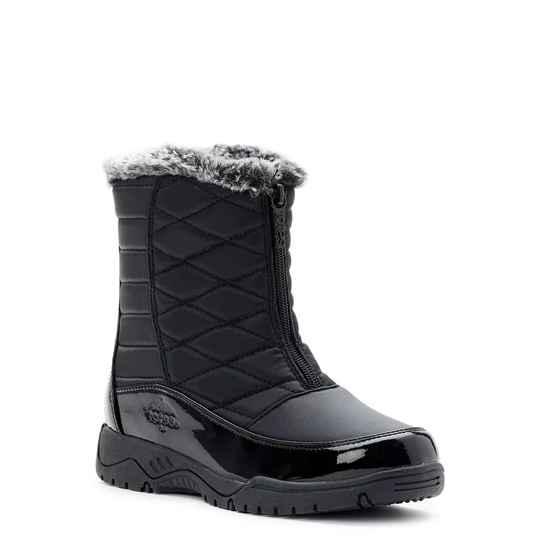 Totes Women's Esther Waterproof Faux Fur Lined Ankle Winter Boot | Walmart (US)