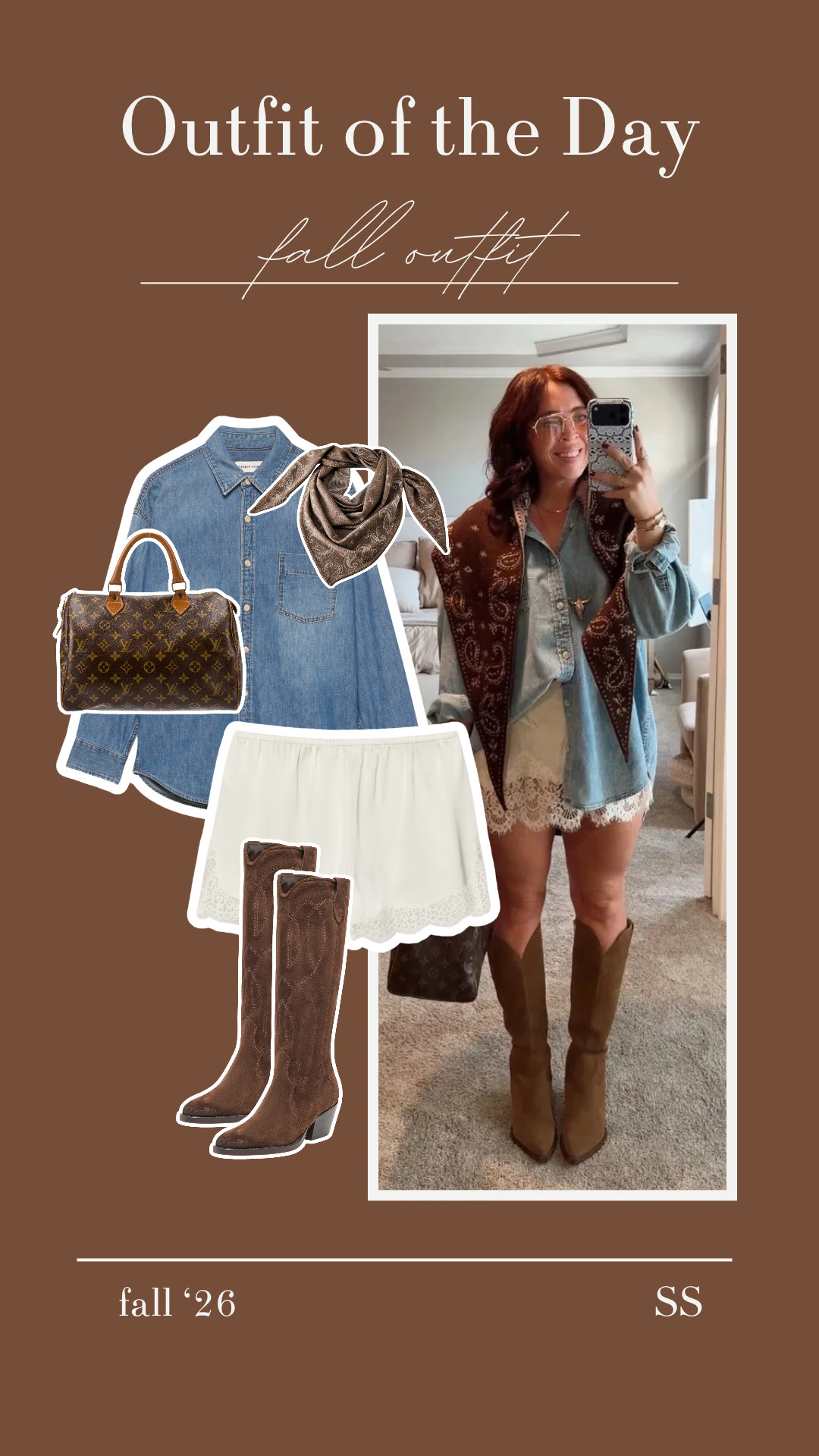 Fall Outfit of the Day | Size 8/10 | M/L | 5'4" 

 