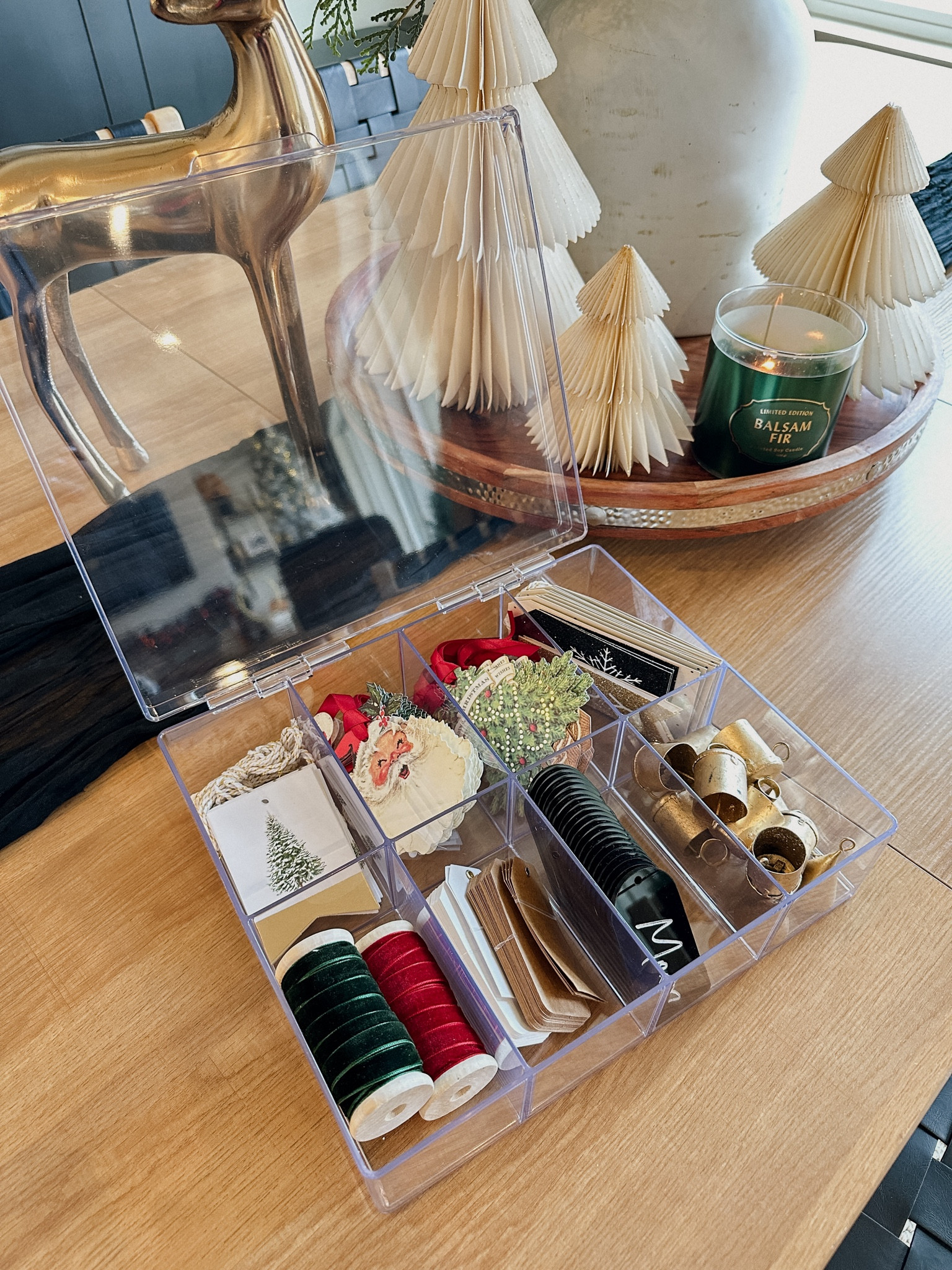 Ready to tackle gift wrap chaos?
Organizing your wrapping supplies doesn't have to be a struggle! 

#LTKSeasonal #LTKHome #LTKHoliday