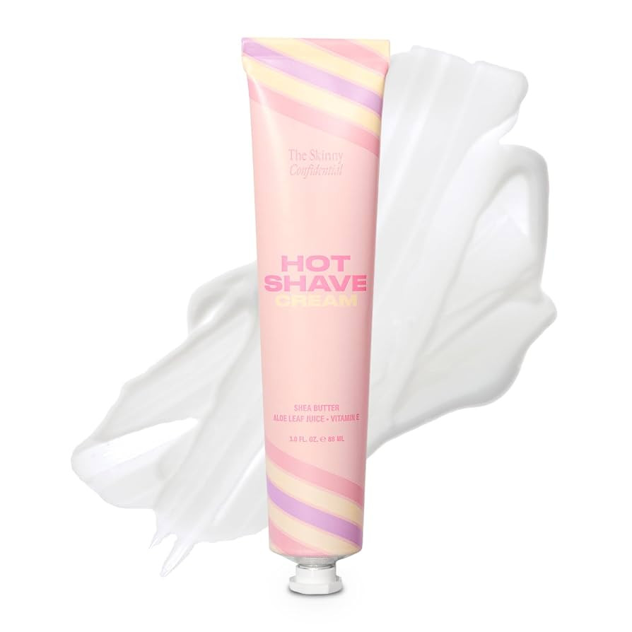 The Skinny Confidential Hot Shave Cream for Face & Body - Women’s Face Shaving Cream for Dermap... | Amazon (US)
