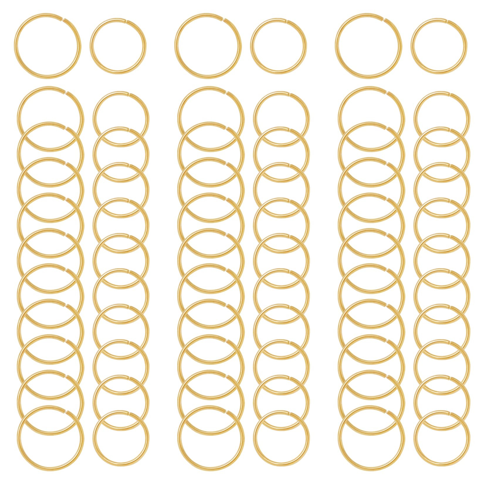Nydotd 180 Pieces Hair Rings, Loop Clips, and Hoops - Fashion Hip-Hop DIY Hair Accessories for Br... | Amazon (US)