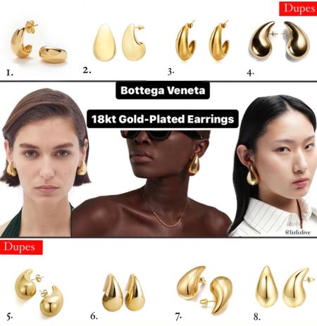 Bottega Veneta's Earrings vs Dupes 💧
-
Teardrop Earrings, Bottega Earrings, Gold Earrings, Bottega Dupes, 18k gold

#LTKstyletip #LTKparties #LTKGiftGuide