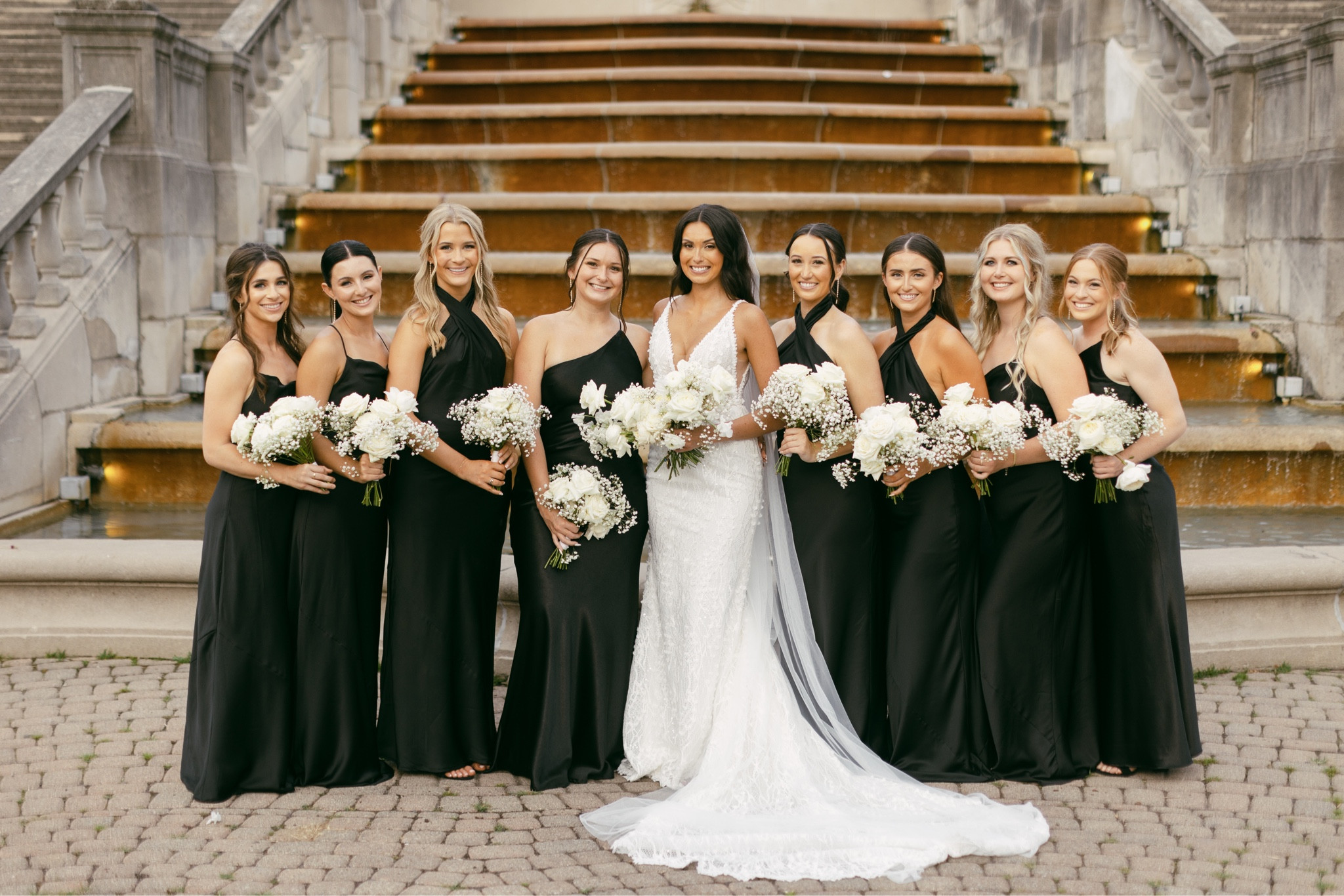 Black bridesmaids dresses 🖤

#LTKwedding