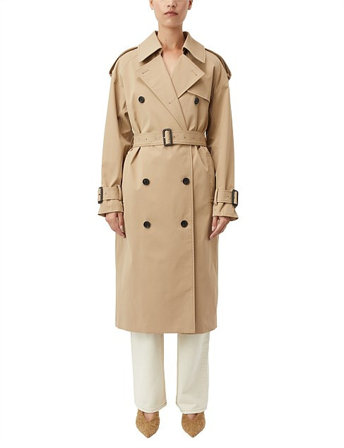 Camilla and Marc Evans Mid Length Trench Coat | David Jones | David Jones (Australia & New Zealand)