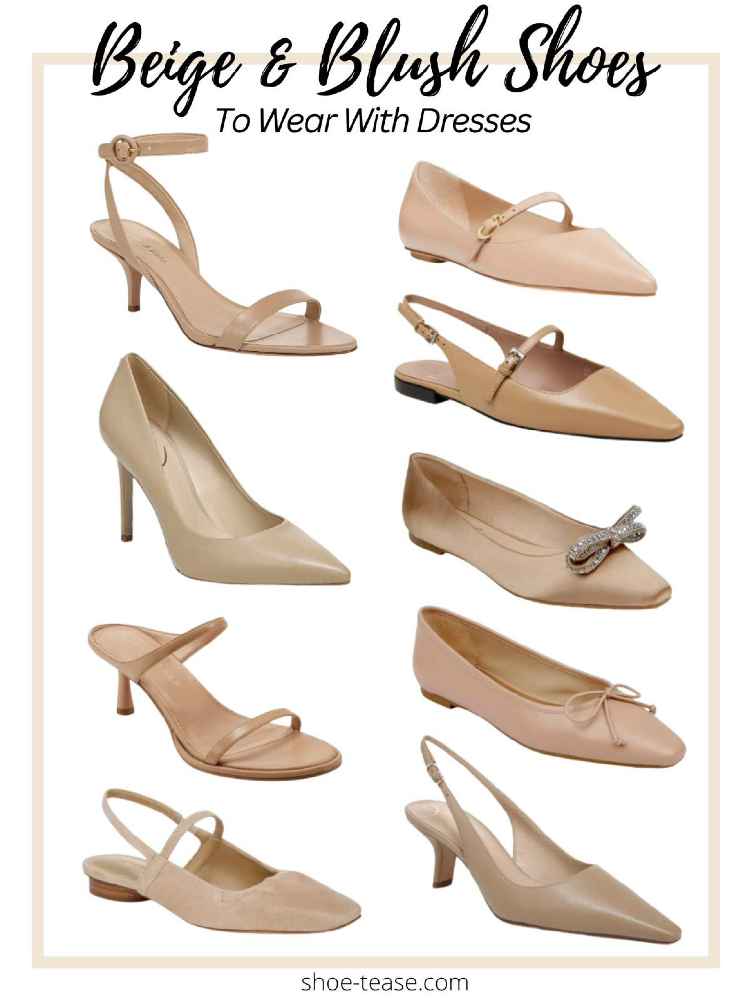 Beige and blush shoes to elevate dresses and more!

#LTKShoeCrush #LTKParties #LTKWedding