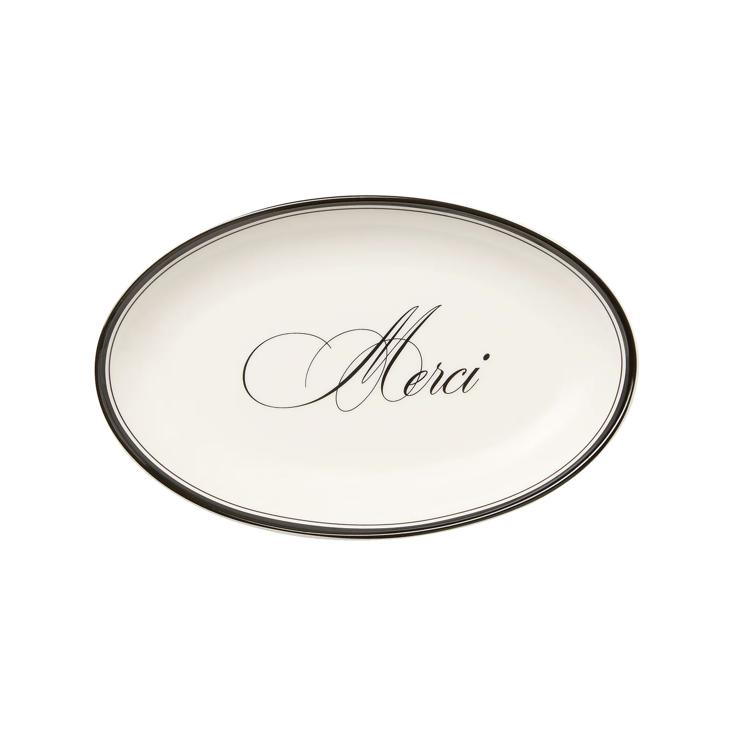 Merci Small Oval Tray | In The Roundhouse