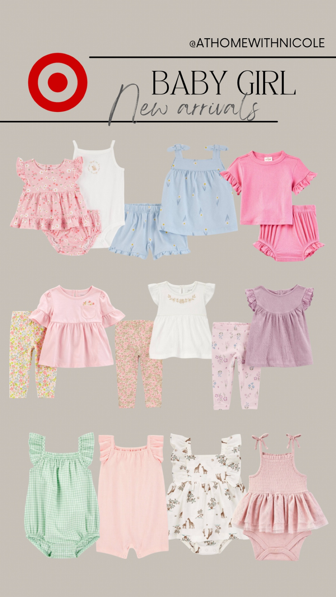 New arrivals for baby girl! Snagged all these for the spring/summer! Now all I need is to plan a vacation away from the cold! 

Baby girl, baby girl target finds, carters baby girl, carters just one you, target finds, target toddler finds, toddler girl outfits, spring outfits, summer outfits

#LTKKids #LTKBaby #LTKSeasonal