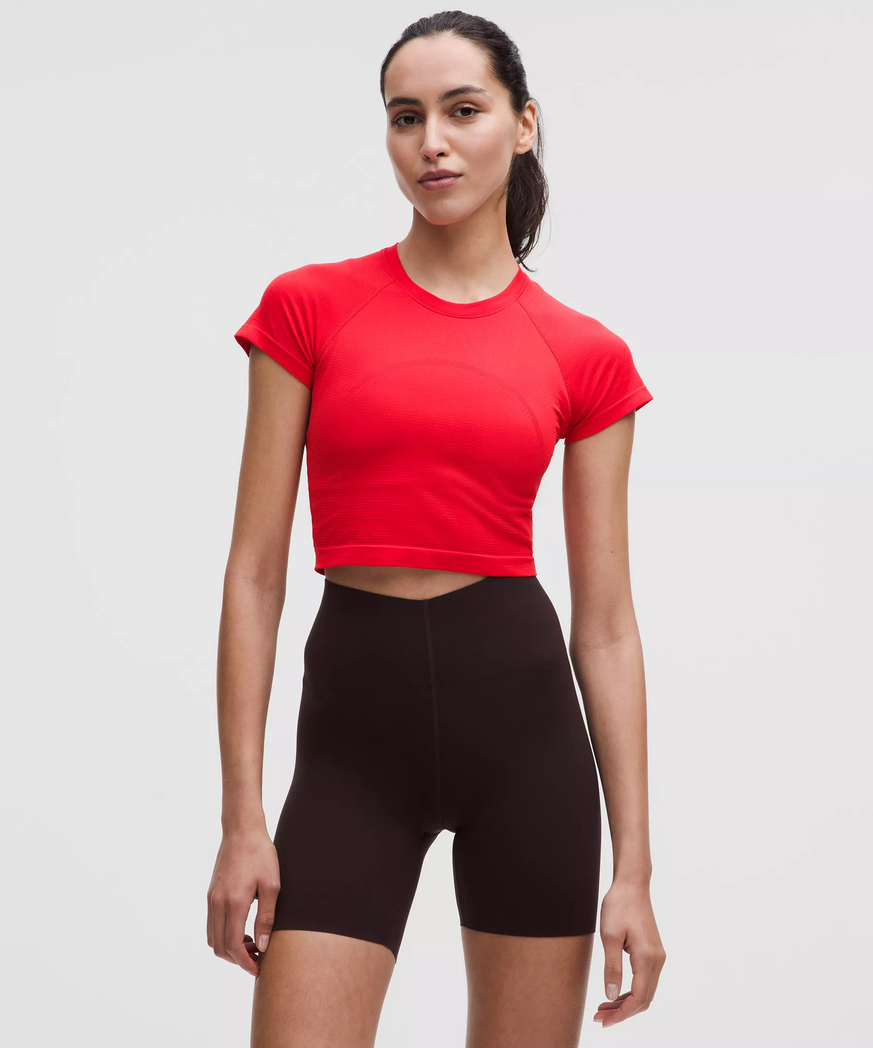 Swiftly Tech Cropped Short-Sleeve Shirt 2.0 | Lululemon (US)