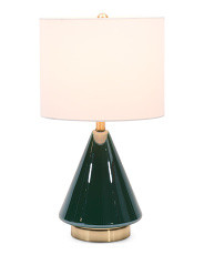Luster Glass Cone Table Lamp | Marshalls
