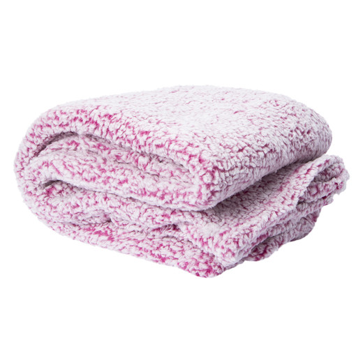 Marled Sherpa Blanket 50in x 60in | Five Below