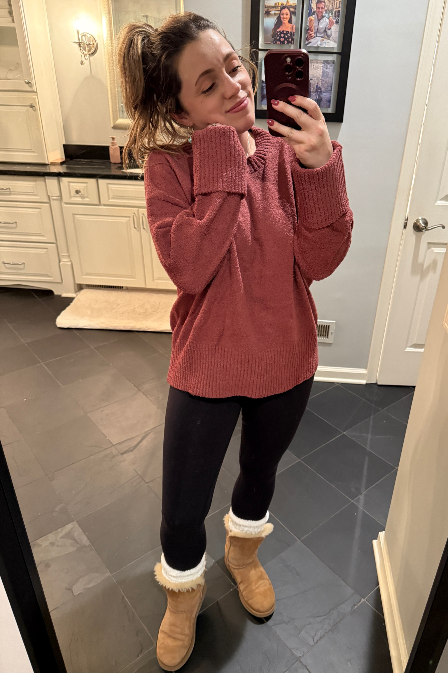 A super comfy and cozy Thanksgiving outfit idea! Plenty of stretch and most of this is from Amazon! 

#LTKFindsUnder50 #LTKHoliday #LTKSeasonal