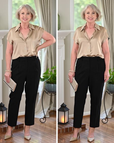 Create so many different looks with this Talbots New Arrival: the Tribeca pants from @Talbotsofficial The 
perfect fit changes everything! You’ll find other great pant silhouettes at Talbots, too. So find the pair that fits you best and create multiple outfits. These Tribeca pants fit true to size and are a nice ankle 
length  