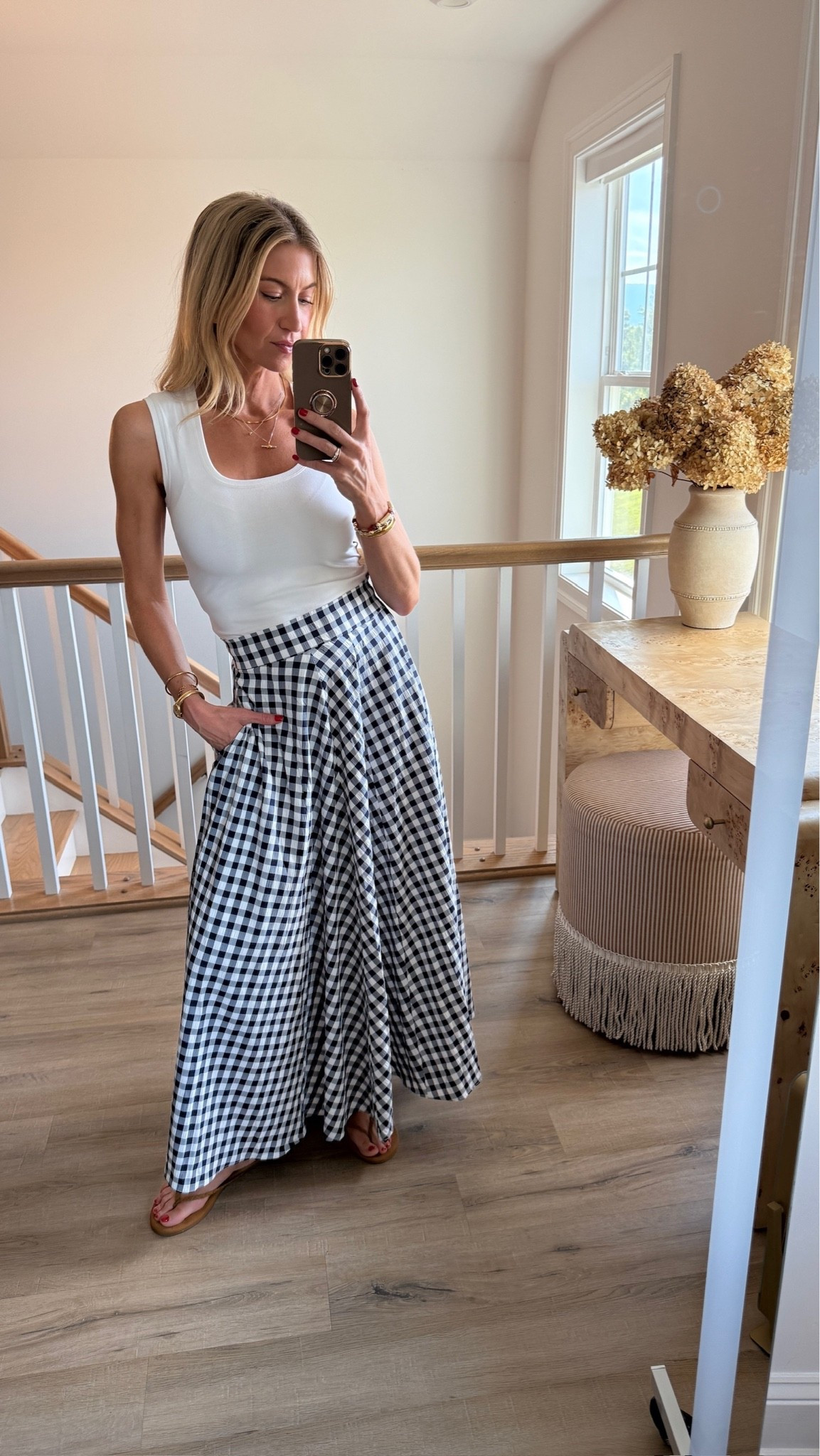 Cutest 4th of July outfit! 
Tank: runs TTS, wearing size XS long 
Skirt: runs TTS, wearing size small

#LTKgrwm #LTKSeasonal #LTKootd