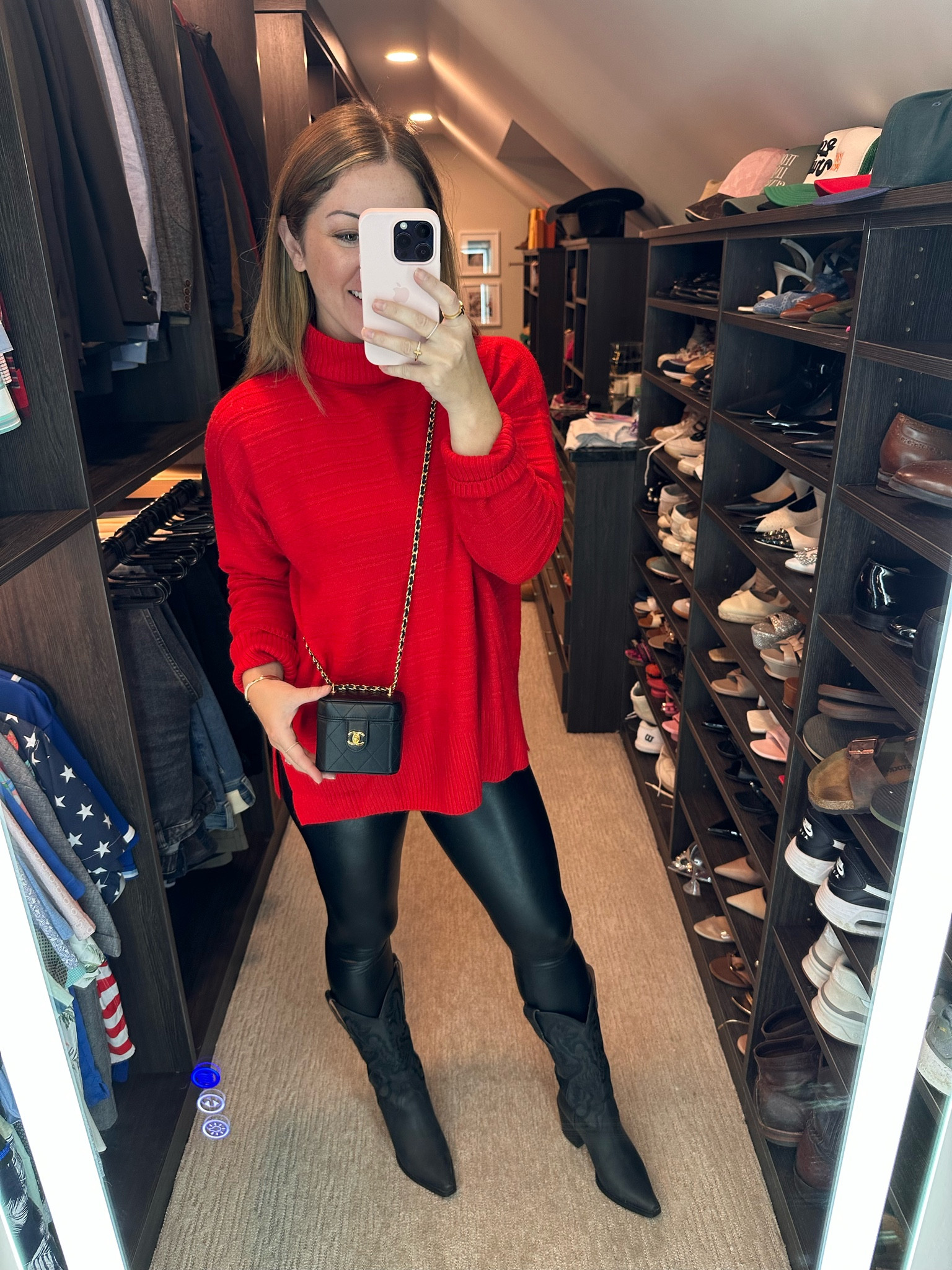 Red Friday for a chiefs Win!!!!! ♥️💛♥️💛🏈 #gamedaylook #warmfootballoutfit

#LTKStyleTip #LTKSeasonal #LTKHoliday