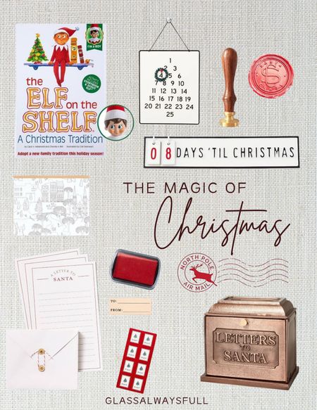 The magic of Christmas! Christmas fun for the littles, elf on the shelf, letters to Santa, santa wax stamp, North Pole stamp, countdown to Christmas, advent calendar, Christmas for kids, hearth and hand Christmas, target Christmas, Amazon Christmas. Callie Glass 

#LTKHoliday #LTKSeasonal #LTKkids