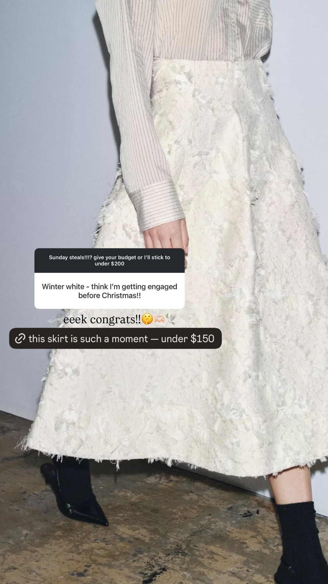 Winter whites / winter bride 

#LTKHoliday #LTKWedding #LTKFindsUnder100