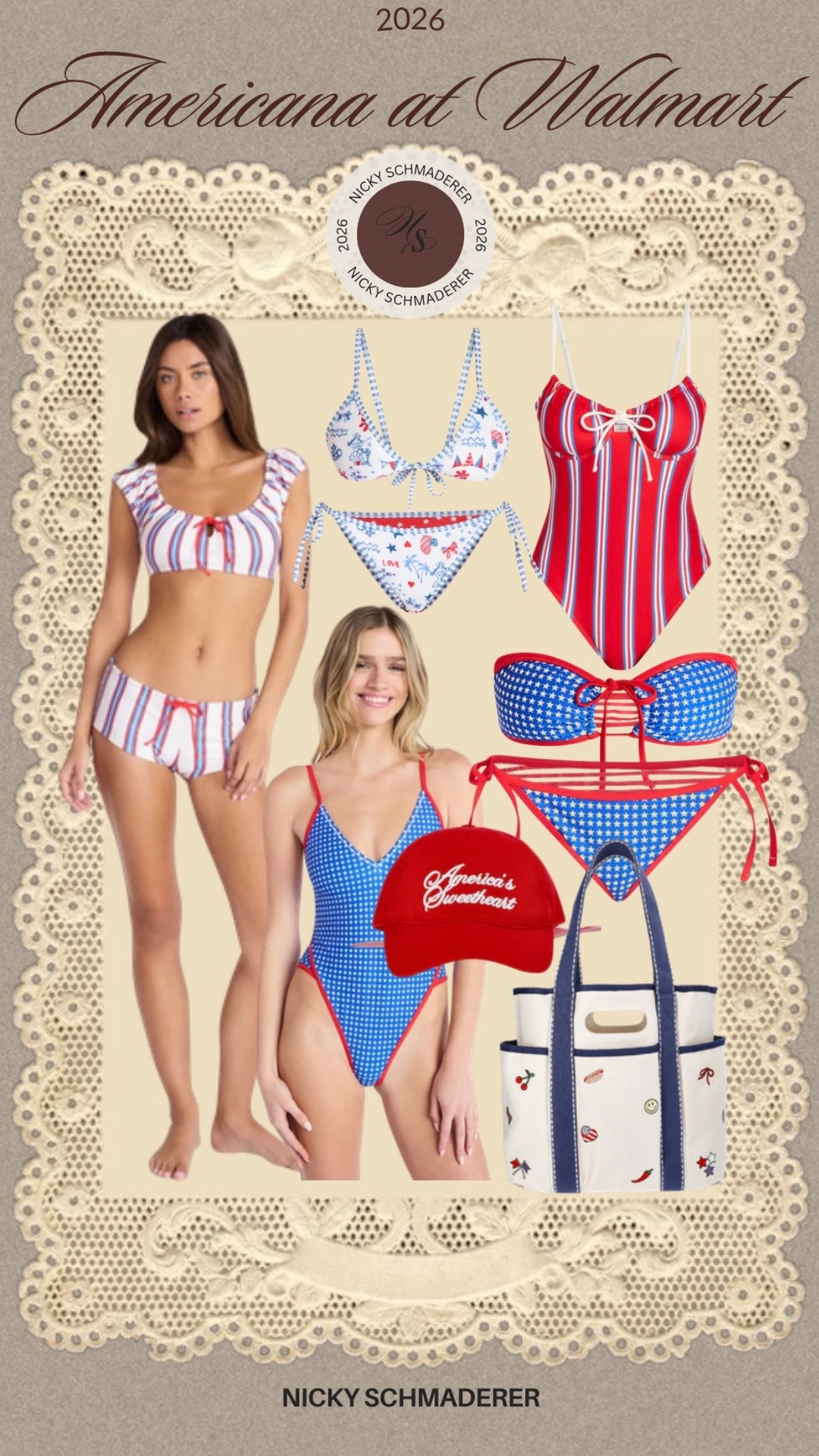 Americana for Fourth of July at Walmart! Under $20 styles and swim 



#LTKTravel #LTKSeasonal #LTKSwim