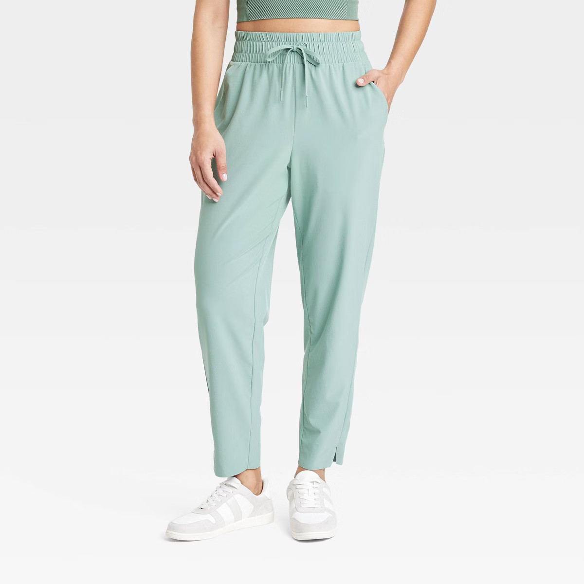 Women's Active Light High-Rise Taper Pants - All In Motion™ | Target