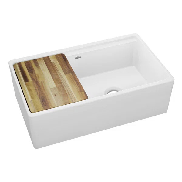 SWUF3320BI 33" L x 20" W Double Basin Farmhouse/Apron Kitchen Sink | Wayfair North America
