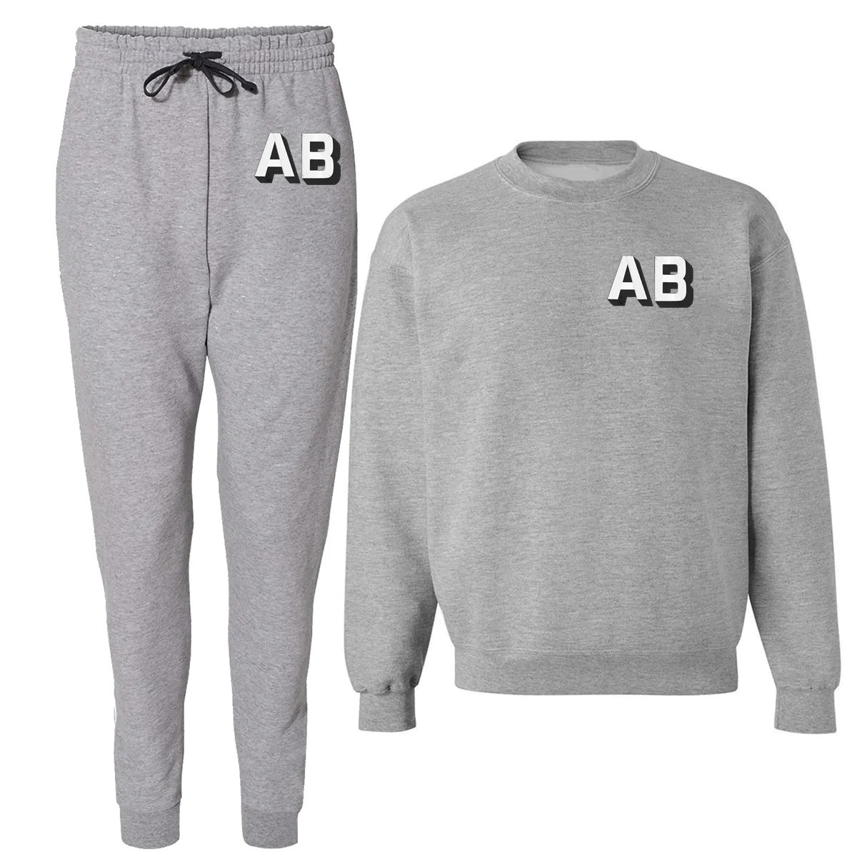 Shadow Block Jogger Sweat Set | United Monograms