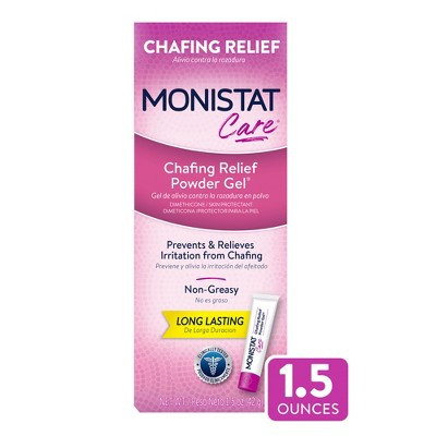 Monistat Care Feminine Chafing Relief Powder Gel, Anti-Chafe Protection - 1.5 oz | Target