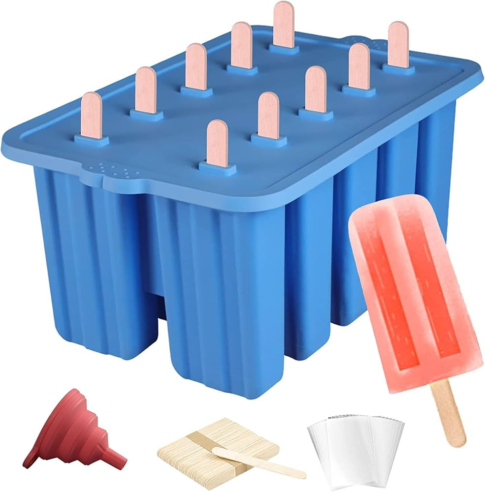 Silicone Popsicles Molds,BPA Free Popcylce Molds,Food Grade Reusable Popsicle Molds for Kids, Hom... | Amazon (US)