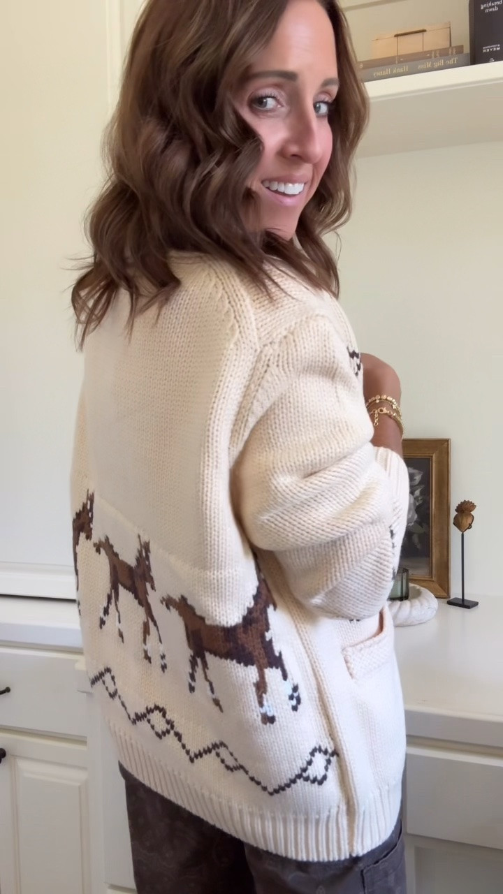 Touch of Western. Cardigan sweater. 
Size S

#LTKootd #LTKSeasonal #LTKOver40