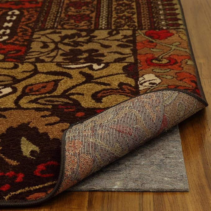 Mohawk Home 8' x 10' Non Slip Rug Pad Gripper 1/4 Thick Dual Surface Felt + Rubber Gripper - Safe... | Amazon (US)