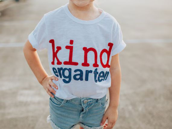 RTS Back to School Shirt | KINDergarten Tee | First Day of Kindergarten | First Kindergarten Shir... | Etsy (US)