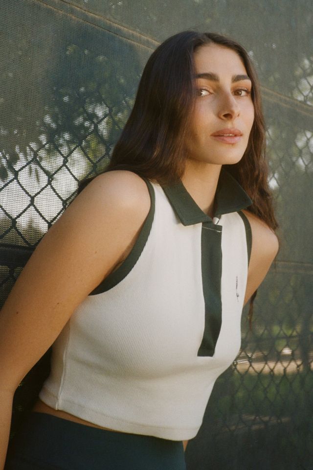 FILA UO Exclusive Alessia Cropped Tank Top | Urban Outfitters (US and RoW)