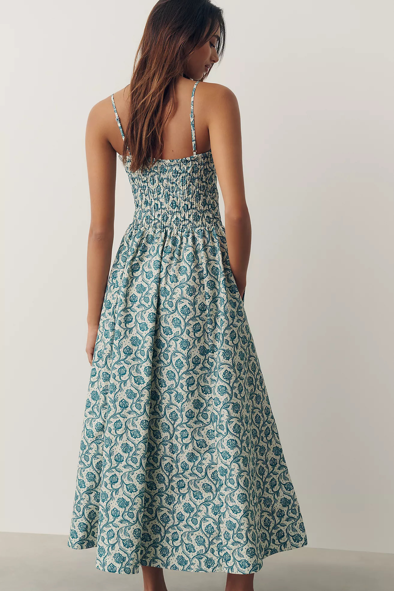 By Anthropologie Smocked A-Line Dress | Anthropologie (US)