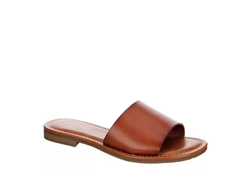 Michael By Michael Shannon Womens Demi Slide Sandal - Cognac | Rack Room Shoes