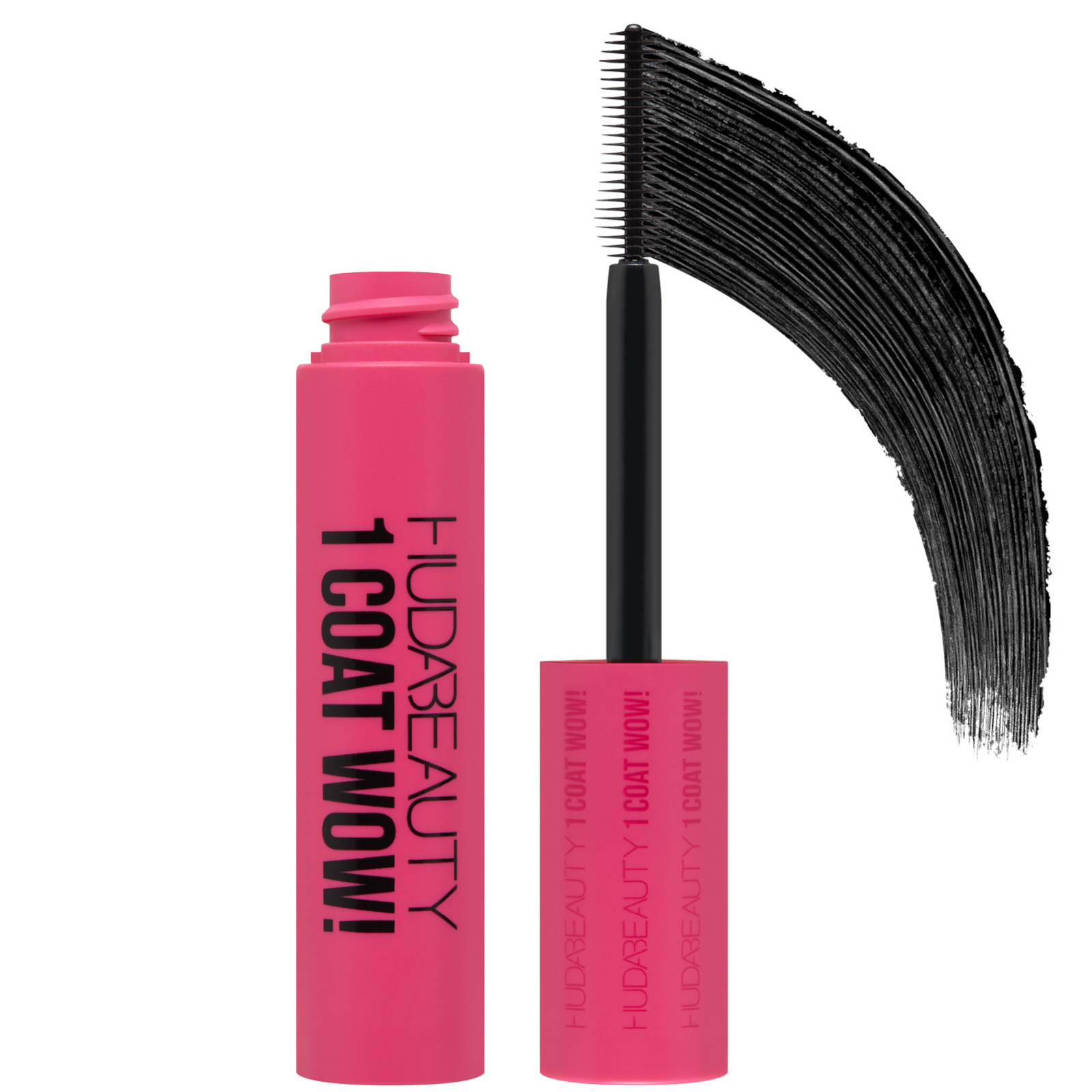 Huda Beauty 1 Coat WOW! Extra Volumising and Lifting Mascara 10ml - Very Vanta | CultBeauty | Cult Beauty