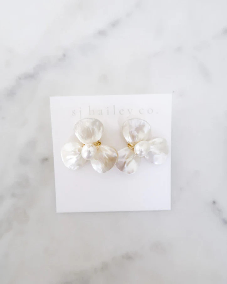 The Georgie Pearl Earrings | SJ Bailey Co.
