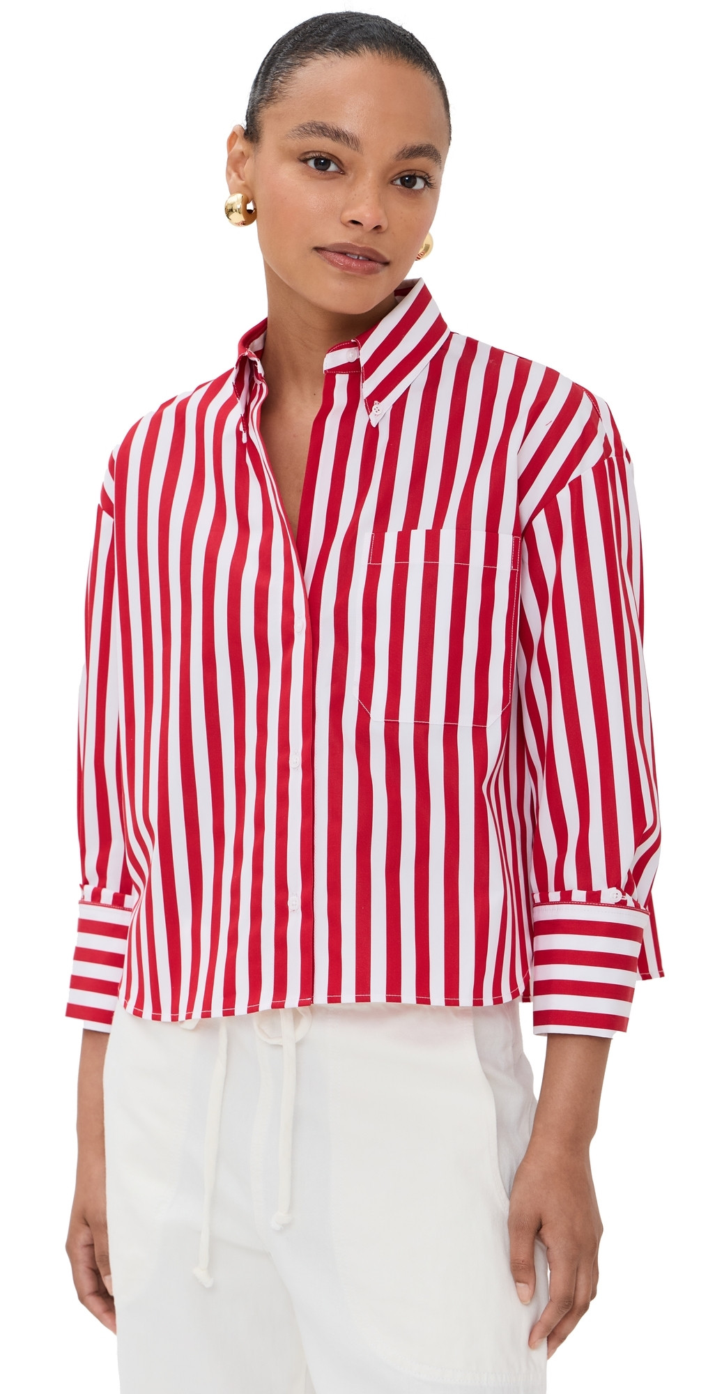 TWP J. D. Top Red/White S | Shopbop