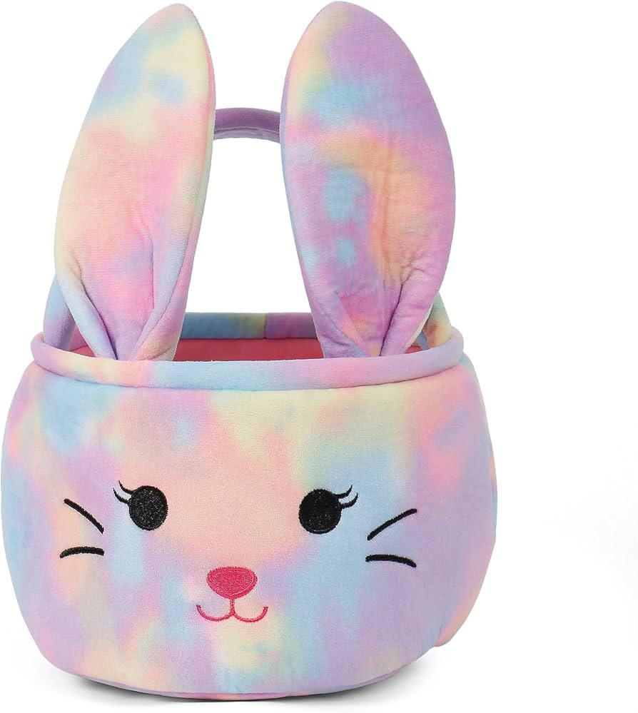 Easter Bunny Baskets, Cute Eggs Hunting Easter Bags Buckets Festival Gifts for Kids Girls Boys | Amazon (US)