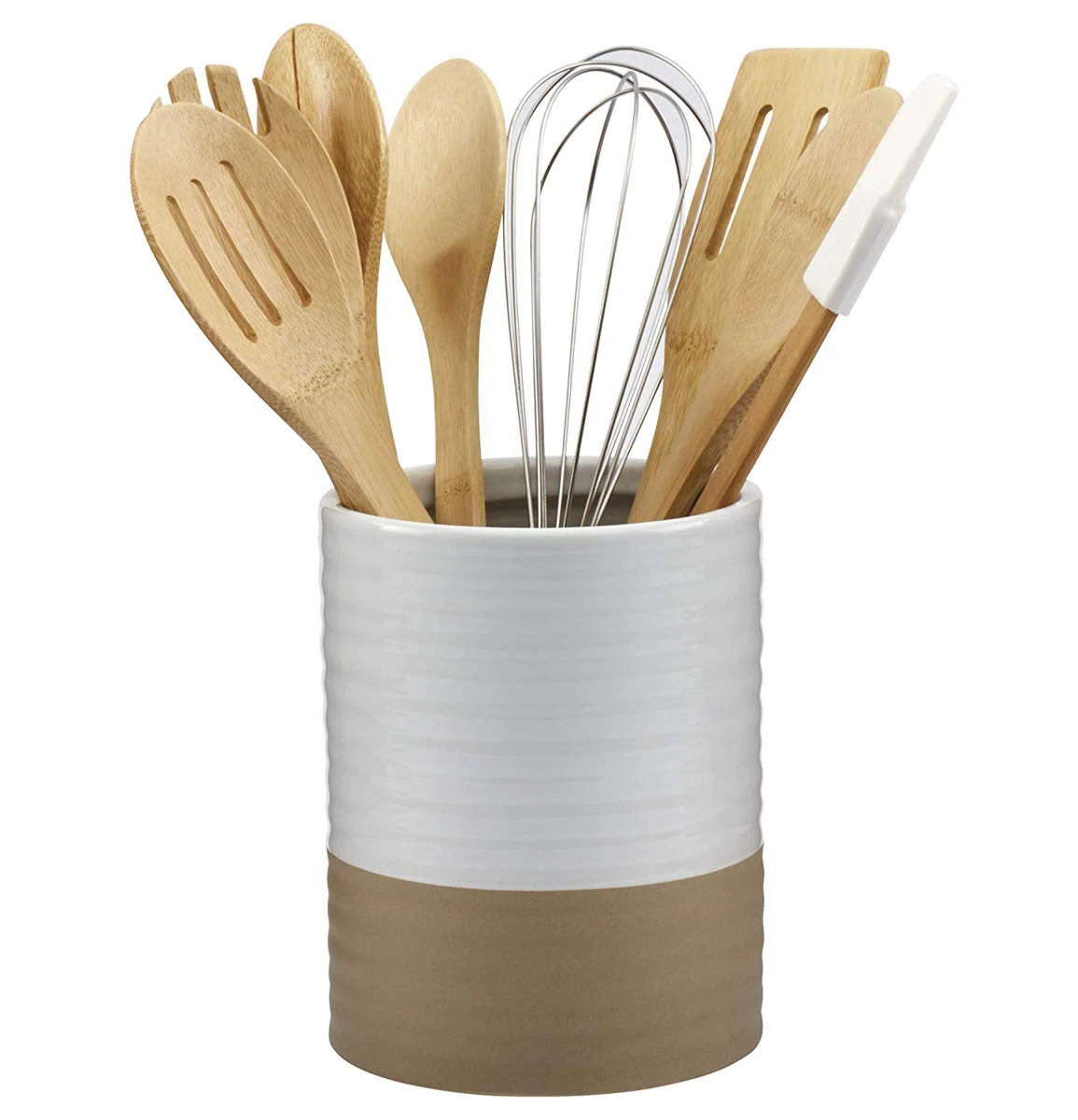 Basic Essentials White Serveware 8 Balloon Whisk | Wayfair North America