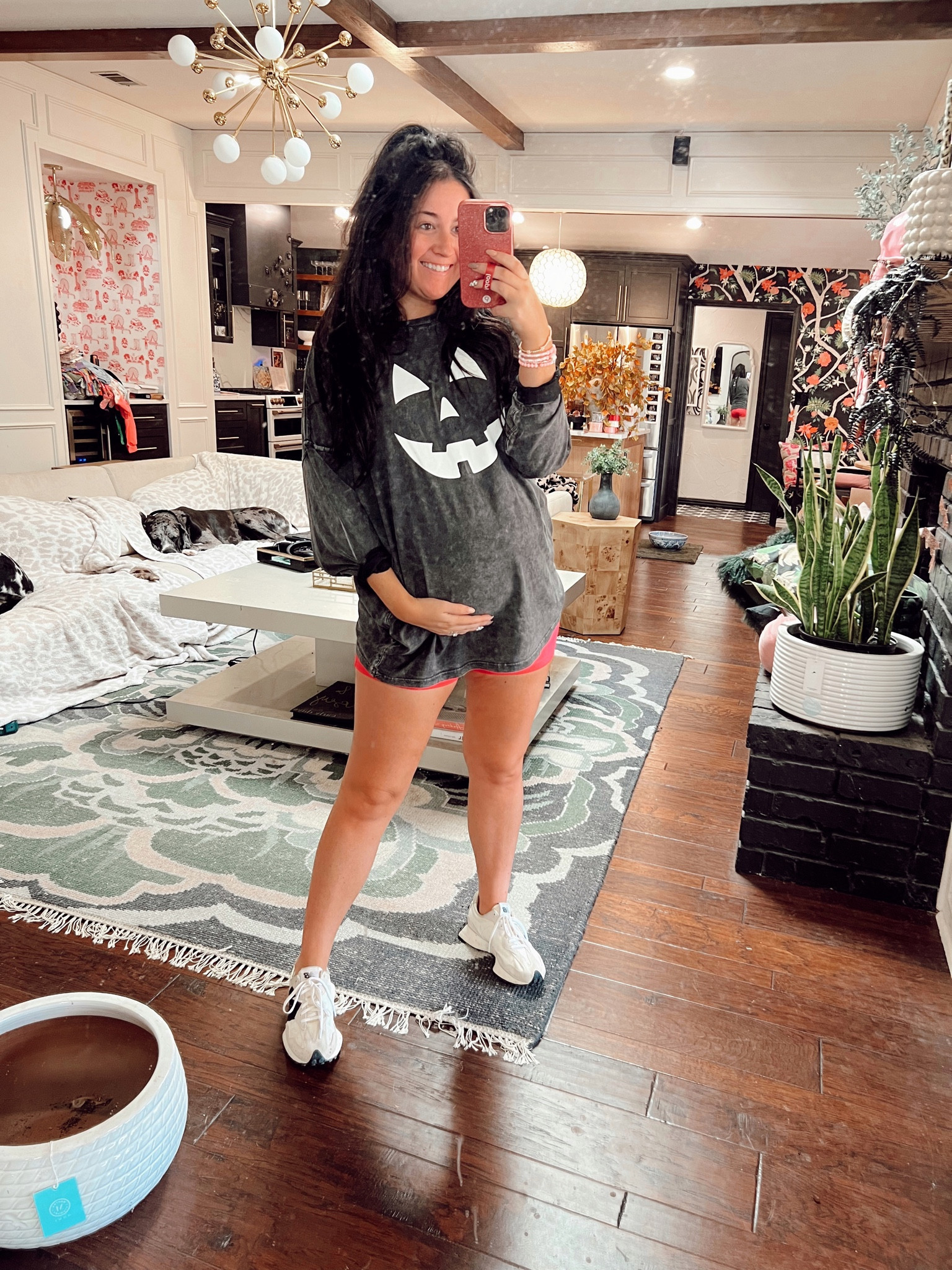 Tee // xl
Shorts // small

Bump
Pregnant
Halloween
Pumpkin
Teacher 
Jack o lantern
Fall
Oversized
90s
New balance 

#LTKSeasonal #LTKHalloween #LTKbump