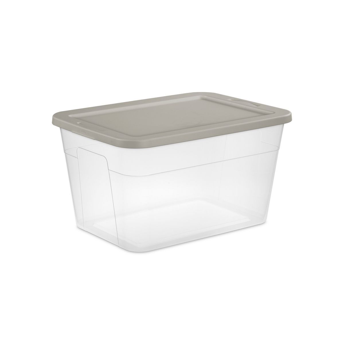 56qt Storage Box clear with Green or Gray Lids - Room Essentials™ | Target