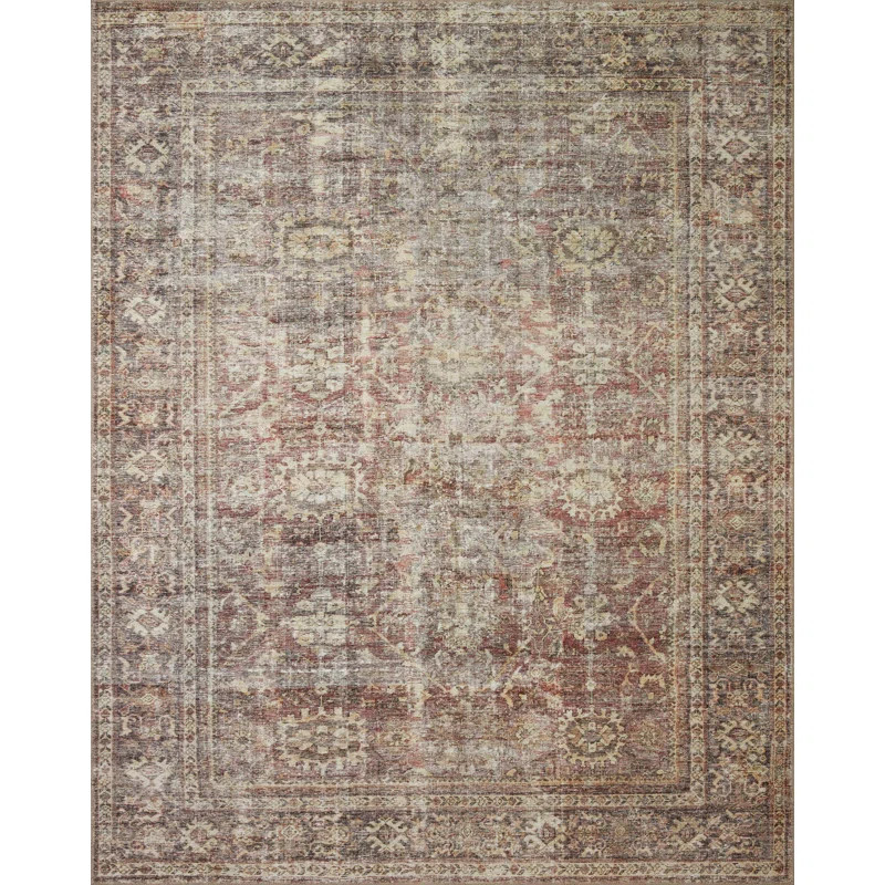 Amber Lewis x Loloi Georgie Oriental Bordeaux/Antique Area Rug & Reviews | Wayfair | Wayfair North America