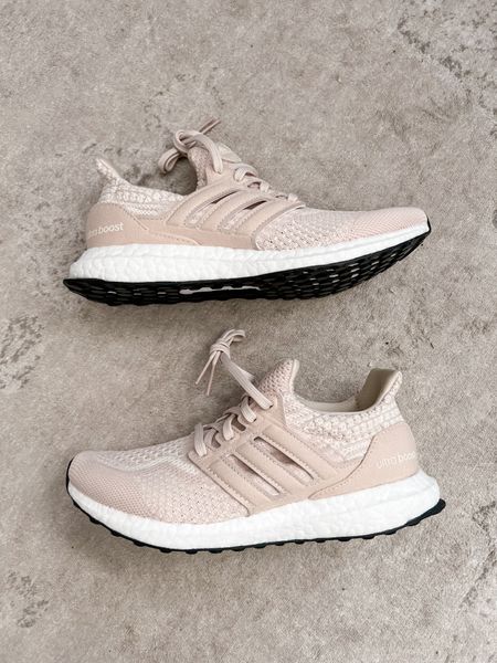 Cutest neutral sneakers! They are so comfortable, too! Neutral aesthetic, neutral sneaker, ultra boost. Comfortable sneaker. 

#LTKshoecrush #LTKstyletip