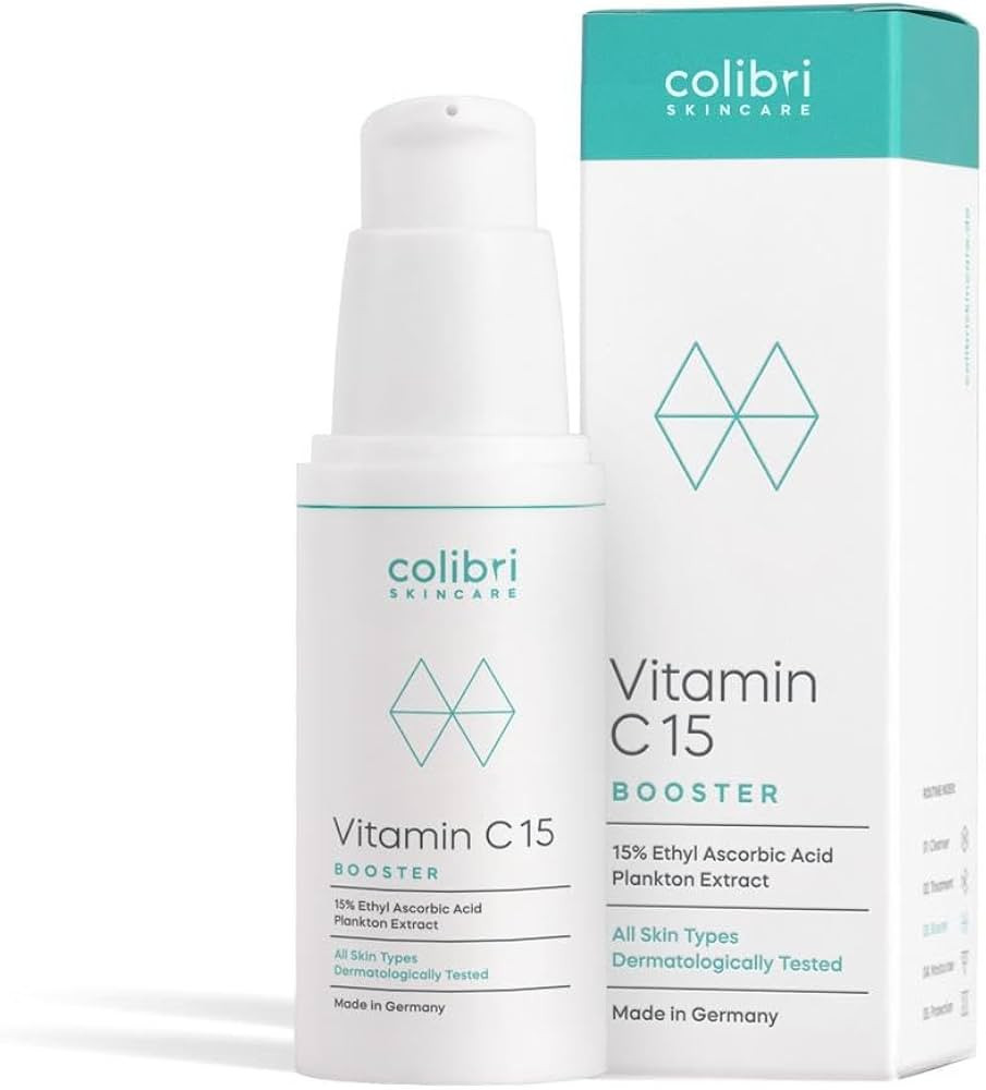 colibri skincare Vitamin C15 Booster 30ml - hochdosiertes, veganes Anti Aging Serum mit echten 15... | Amazon (DE)