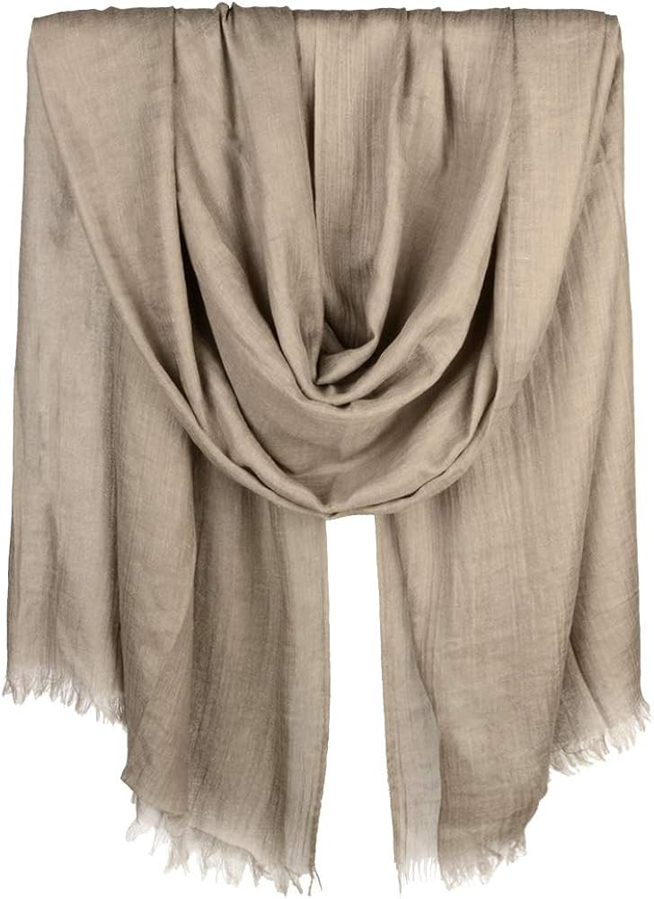 Women Summer Scarfs Large Long Lightweight Linen Beach Gauze Shawl Wrap 75”×43” | Amazon (US)