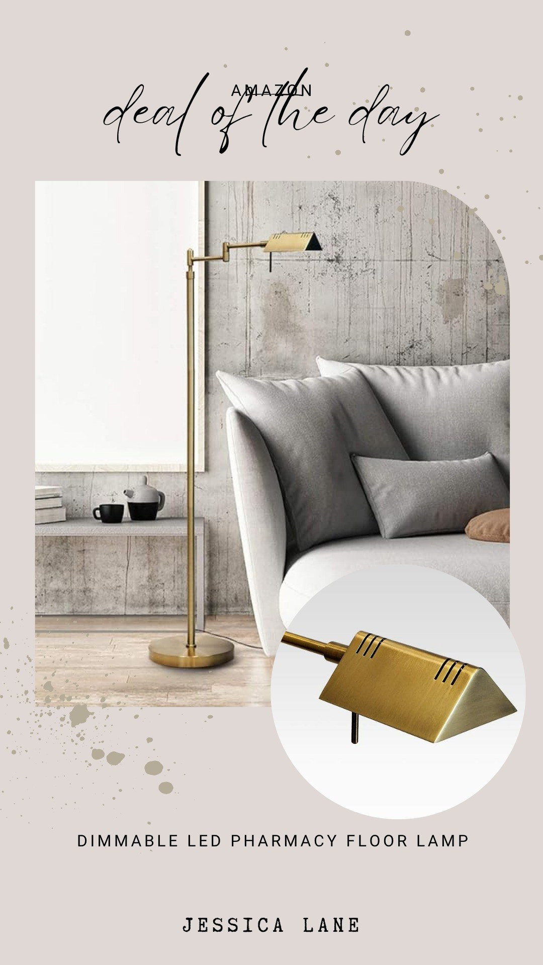 This dimmable LED pharmacy floor lamp provides adjustable, vintage-inspired lighting for your favorite reading nook. It is a functional and stylish addition to today's Amazon daily deals.#lightingdesign #amazonfinds #homedecor #floorlamp

#LTKSaleAlert #LTKHome
