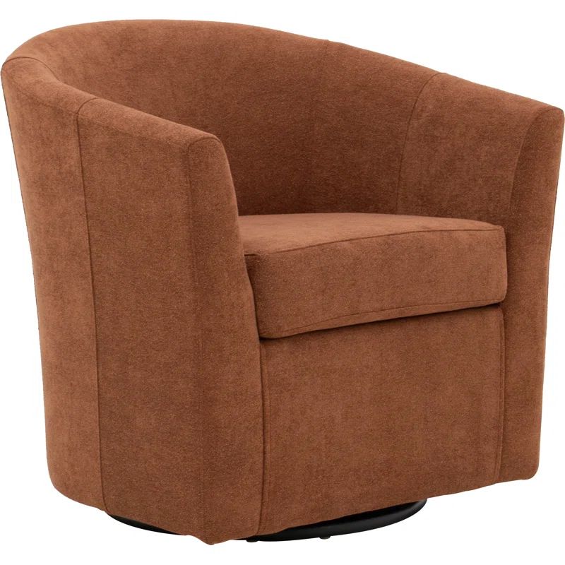 Hansell Upholstered Swivel Barrel Chair | Wayfair North America